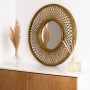 Specchio da parete Vinthera Moa Rattan 59 cm