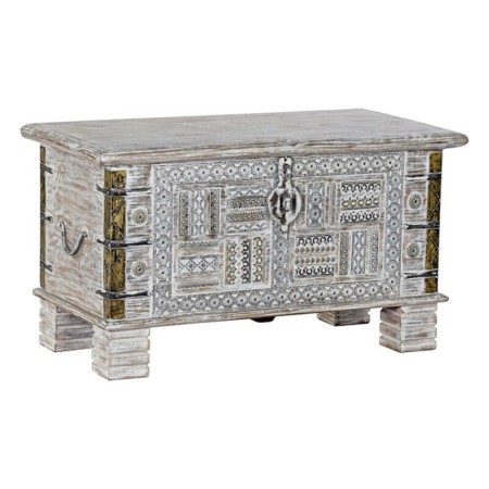 Baule DKD Home Decor Legno di mango Metallo 80 x 40 x 45 cm