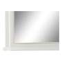 Specchio da parete DKD Home Decor 115 x 6 x 66 cm Cristallo Marrone Bianco Romantico