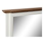 Specchio da parete DKD Home Decor 115 x 6 x 66 cm Cristallo Marrone Bianco Romantico