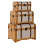 Baule DKD Home Decor Legno Tela 61 x 43 x 42,5 cm