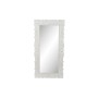 Specchio da parete DKD Home Decor 8424001849918 Bianco Legno Cristallo Legno MDF Floreale Romantico 91 x 3 x 183 cm