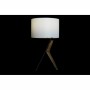 Lampada da tavolo DKD Home Decor Nero Metallo Marrone Bianco Rovere 220 V 50 W 35 x 35 x 54 cm