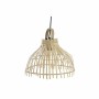 Lampadario DKD Home Decor Marrone Multicolore Metallo vimini 50 W Città 220 V 30 x 30 x 29 cm