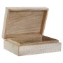 Set di Scatole Decorative DKD Home Decor Legno di mango 25 x 17 x 8 cm (2 Unità)