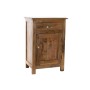 Comodino DKD Home Decor 45 x 31 x 65 cm Naturale Dorato Metallo Acacia 30 x 40 cm