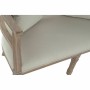 Divano DKD Home Decor 118 x 66 x 72 cm Beige Marrone Chiaro Legno d'albero della gomma