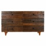 Cassettiera DKD Home Decor Naturale Marrone scuro Acacia Legno Riciclato Alpino 135 x 43,5 x 81 cm