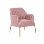 Poltrona DKD Home Decor Rosa Dorato Metallo Poliestere (65 x 73 x 79,5 cm)