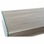 Tavolino da Caffè DKD Home Decor Multicolore Trasparente Naturale Legno Cristallo Legno MDF 130 x 65 x 35,5 cm