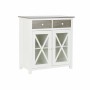 Cassettiera DKD Home Decor Bianco Grigio Cristallo Pioppo Cottage 80 x 40 x 85 cm