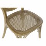 Sedia da Sala da Pranzo DKD Home Decor 8424001805570 Multicolore Marrone Chiaro Rattan Legno di olmo 45 x 42 x 92 cm