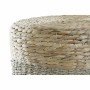 Poggiapiedi DKD Home Decor Multicolore Naturale Alluminio Boho 42 x 42 x 40 cm