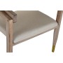 Sedia con Braccioli DKD Home Decor Beige Marrone Abete Plastica 59 x 55 x 88 cm