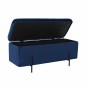 Panca DKD Home Decor  Azzurro Nero Metallo 108 x 46 x 45 cm