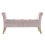 Panca DKD Home Decor  Rosa Legno Plastica 130 x 44 x 69 cm