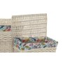 Set di Cestini DKD Home Decor Poliestere vimini (47 x 35 x 56 cm)