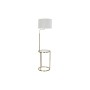 Lampada da Terra DKD Home Decor 43,5 x 40 x 154 cm Dorato Metallo Bianco 220 V 50 W