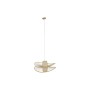 Lampadario DKD Home Decor Bianco Marrone Bambù 50 W 70 x 70 x 32 cm