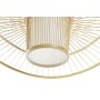 Lampadario DKD Home Decor Bianco Marrone Bambù 50 W 70 x 70 x 32 cm