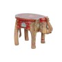 Tavolo aggiuntivo DKD Home Decor Elefante Multicolore Legno Legno di mango 48 x 35,5 x 36,8 cm