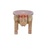 Tavolo aggiuntivo DKD Home Decor Elefante Multicolore Legno Legno di mango 48 x 35,5 x 36,8 cm