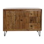 Credenza DKD Home Decor  100 x 40 x 77 cm Nero Marrone Acacia