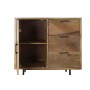 Credenza DKD Home Decor Naturale Metallo Legno di mango (90 x 40 x 87 cm)