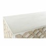 Credenza DKD Home Decor 155 x 43 x 84 cm Beige Dorato Bianco Ottone Legno di mango