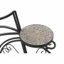 Vaso DKD Home Decor Bicicletta Ceramica Mosaico Nero Multicolore Forjare 70 x 28 x 57 cm (70 x 28 x 57 cm)