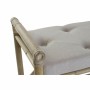 Panca DKD Home Decor Naturale Beige Marrone Cotone Bambù (100 x 44 x 55 cm)