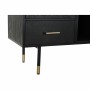 Credenza DKD Home Decor Nero Cristallo Legno MDF 120 x 38 x 80 cm