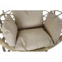 Sedia da giardino sospesa DKD Home Decor Marrone Beige Marrone Chiaro Alluminio rattan sintetico 90 x 70 x 110 cm 100 x 70 x 125