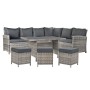 Divano da Giardino DKD Home Decor 190 x 190 x 80 cm Cristallo rattan sintetico 80 cm