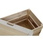 Poggiapiedi DKD Home Decor Beige Naturale Legno Loft 60 x 35 x 44 cm