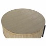 Tavolo DKD Home Decor Nero Naturale Legno Metallo 81 x 81 x 40 cm