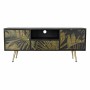 Credenza DKD Home Decor Nero Abete Metallo MDF Verde