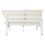 Divano da Giardino DKD Home Decor Bianco Alluminio Cristallo 86 cm 212 x 212 x 86 cm