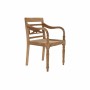 Sedia da giardino DKD Home Decor Marrone Teca 54 x 47 x 85 cm (54 x 47 x 85 cm)