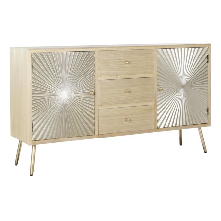 Credenza DKD Home Decor  150 x 38 x 85 cm Abete Naturale Dorato Metallo Legno MDF