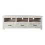 Mobile TV DKD Home Decor 158 x 50 x 54 cm Bianco Legno di mango