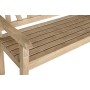 Panca DKD Home Decor Relax 120 x 44 x 87 cm Naturale legno di mindi Alluminio