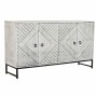 Credenza DKD Home Decor  155 x 40 x 85 cm Metallo Bianco Legno di mango