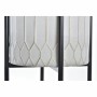 Set di Vasi DKD Home Decor Nero Dorato Metallo Bianco Bicolore Moderno (31 x 31 x 58 cm)