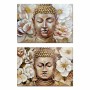 Quadro DKD Home Decor Buddha Orientale 100 x 3 x 70 cm (2 Unità)