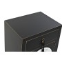 Comodino DKD Home Decor Bianco Nero Dorato Abete Legno MDF 45 x 36 x 66 cm