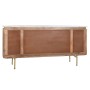 Credenza DKD Home Decor 160 x 45 x 78 cm Marrone Bianco Marmo Legno di mango