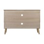 Mobile TV DKD Home Decor Dorato Marrone Chiaro 120 x 40 x 80 cm Legno di paulownia Legno MDF