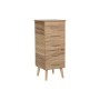 Cassettiera DKD Home Decor Dorato Marrone Chiaro Legno Legno di paulownia Legno MDF Scandi 45 x 40 x 100 cm 42 x 40 x 100 cm