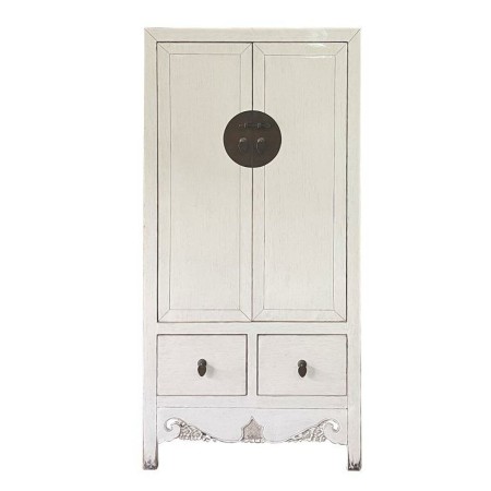 Armadio DKD Home Decor Metallo Bianco Olmo (88 x 52 x 180 cm)